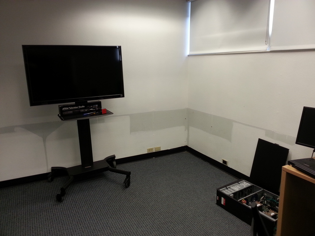 Empty room before conversion to the Experience Lab